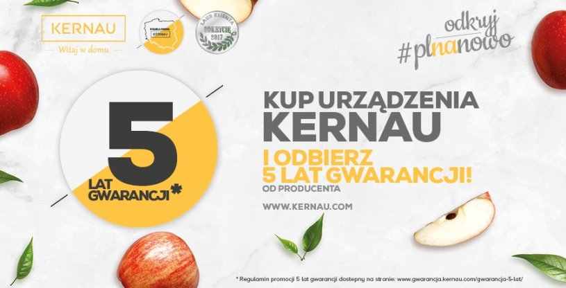 Promocja Kernau 5 lat gwarancji